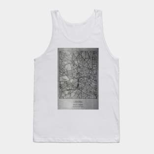 London, United Kingdom, city map Tank Top